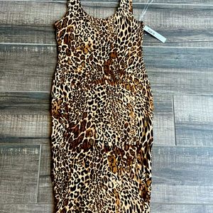 Bar III Cheetah 🐆 sexy & Petite Medium from Macy’s. Body-con. Brand new w/tags